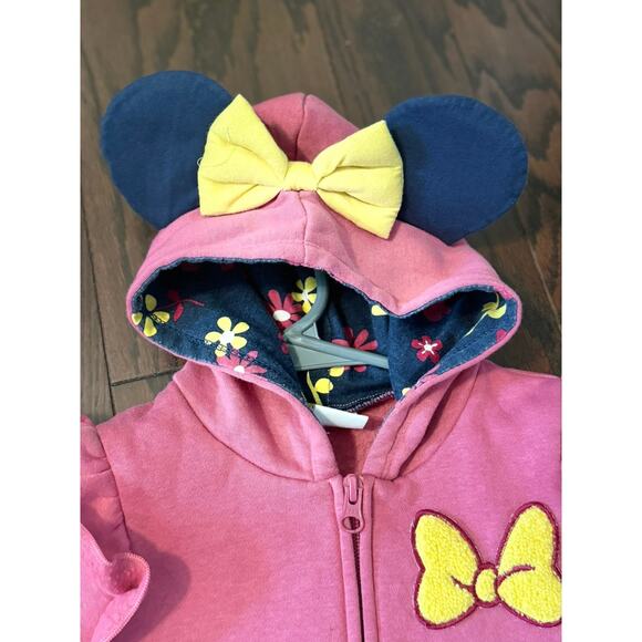 Disney Minnie Mouse pink toddler hoodie size 2T - Picture 7 of 10